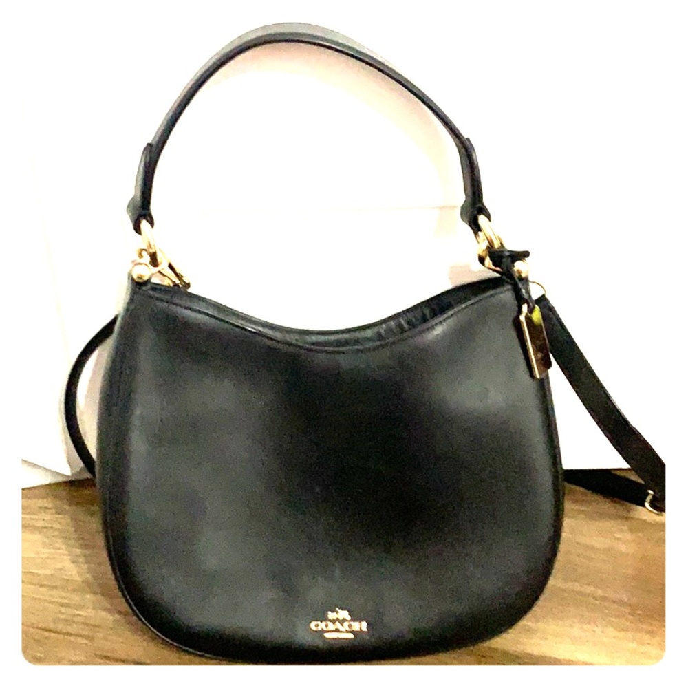 Black coach purse